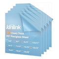 KINLINK 12x12 Plexiglass Sheets 1/24 inch Thick, 1mm Clear PET Plastic Sheet by KINLINK