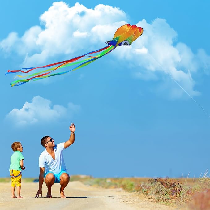 Xida Octopus Kite for Kids Ages 4-8, Professional Kites for Beginners and Adults - Image 4
