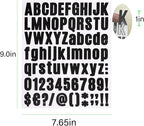 810 Piece 10 Sheet Letter Stickers - Image 3
