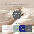 ettitude 100% Lyocell Organic King Pillowcase Set – Silky, Breathable, - Image 5