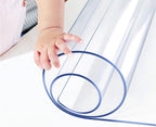 Clear Table Protector Plastic Table Cloths PVC Conference Table Mat Meeting by Wadrac