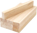 Wood Strips 1/2"x 1" x 6", Unfinished Flat Lumber Pine Pieces by Unknown