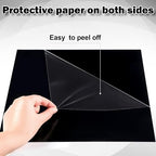 Outus 4 Pcs 1/16 Inch Thick Black Acrylic Sheet 12 x 12 Inch Black Acrylic - Image 4