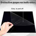 Outus 2 Pcs 12 x 12 Inch Black Acrylic Sheet 1/16 Inch Thick Acrylic Sheet - Image 6