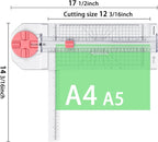 Paper Cutter for Craft：Paper Trimmer, Perforator, Photo for Scrapbooking and - Image 3