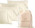 Set of 4 Pillow Cases Queen Standard, 800 TC 100% Egyptian Cotton, Silky Soft by GoodSleepBedding