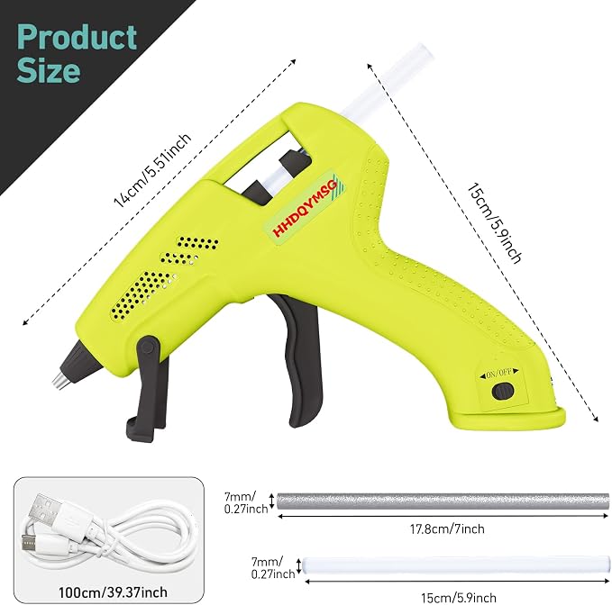 Cordless Hot Glue Gun, 20W Hot Glue Gun - Image 6