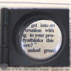 Three- Folding Magnifier with Scale 10X Magnifiation Optical Lens 28mm Three - Image 7
