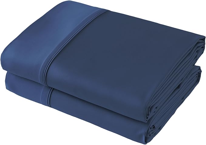 Flat Sheet Only 2 Pack, Twin Size 400 Thread Count 100% Egyptian Cotton Flat by ShunjieHome
