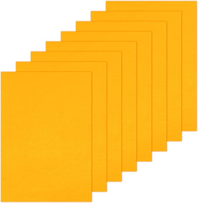 Luomorgo 8 Pcs 8 x 12 Inch Stiff Felt, 2mm Thick, by Luomorgo