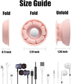 MAIRUI Wired Earbud Case Earphone Headphone Cord Organizer Earbuds Wrap Soft - Image 3