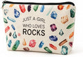 Geology Gifts for Women Rock Lover Makeup Bag for Girls Rocksy Geologist Travel by Unknown