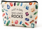 Geology Gifts for Women Rock Lover Makeup Bag for Girls Rocksy Geologist Travel by Unknown