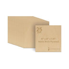 6 mm Baltic Birch Plywood 1/4 x 8 x 8 Inch, Box of 25 B/BB Grade Craft Wood by Woodpeckers