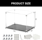Rectangle Clear Acrylic Boxes for Collectibles Display, Assemble Storage Box - Image 7