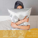 PROMEED 100% Mulberry Silk Pillowcase King - Image 4
