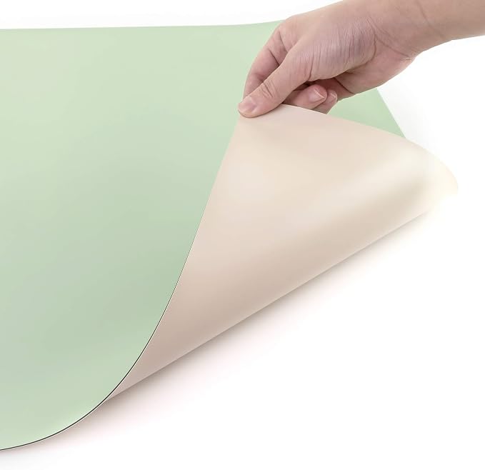 Pacific Arc Vinyl Board Cover. Self Healing and Stain Resistant Green/Ivory - Image 6