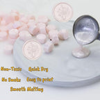 300Pcs Light Pink Sealing Wax Beads, Vintage Wax Seal Beads - Image 3
