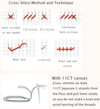 HKLIOPU Stamped Cross Stitch Kits - Image 8