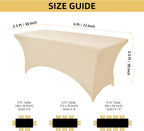6-Pack 6ft Spandex Table Covers - Image 4