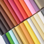 ZIIYAN 24 Pieces 8"x13.4" Colored Faux PU Leather Sheets Upholstery Crafts by ZIIYAN