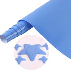 Tintnut Cornflower Blue Puff Heat Transfer Vinyl Roll, easy cut & weed by Tintnut