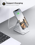 Lamicall Cell Phone Stand, Desk Phone Holder Cradle, Compatible - Image 3