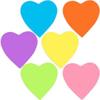 90 Pieces Heart Cutouts Paper Hearts Heart Shape Cards 5.5 Inches Large by YIXAXKAO