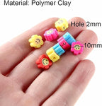 100pcs Mixed Polymer Clay Spacer Beads - Image 2