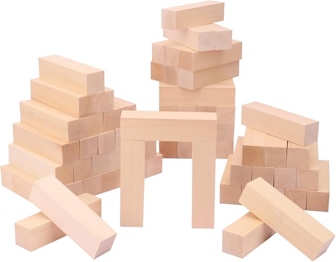 70 Pack Basswood Carving Blocks by Geytetqi