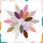 LOTMER 20/30/40/80 PCS Hotel Keychain Blank - Image 3