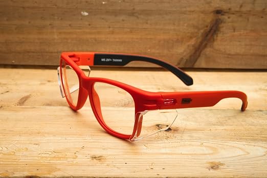 MAGID Y50 Safety Glasses for Construction | Red Frame — 72-Pack, ANSI Z87.1+ - Image 5