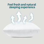 4-Pack Bamboo Viscose Zippered Pillow Cases Queen Size, 400 Thread Count - Image 8