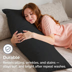Body Pillowcases Set of 4-20x54 Long Body Pillow Case - Image 4