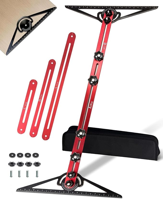 TANYO Stair Tread Template Tool, Length & Depth. Precision Stair Gauge by TANYO
