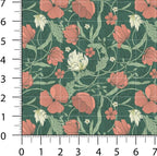 Floral Patchwork Fabric Panel 100x155 cm – 100% Cotton Satin, 6 Coordinated - Image 4