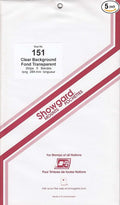 Strip Style Clear Stamp Mounts Size 151/264 by Showgard