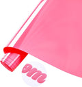 Tintnut Fuchsia Neon Puff Heat Transfer Vinyl Roll, easy cut & weed, stretch by Tintnut