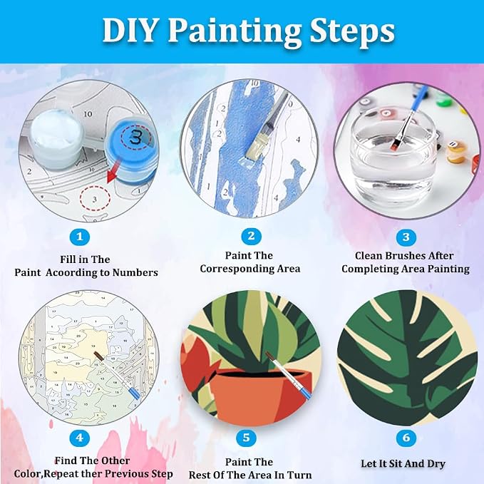 Artunion Framed Paint by Numbers Kit - Image 6