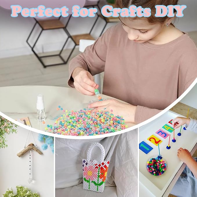 QPIXVB 1100PCS Pony Beads, Beads - Image 4