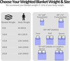 Weighted Blanket -5lbs 41"x60" Cooling Heavy Blanket - Image 5