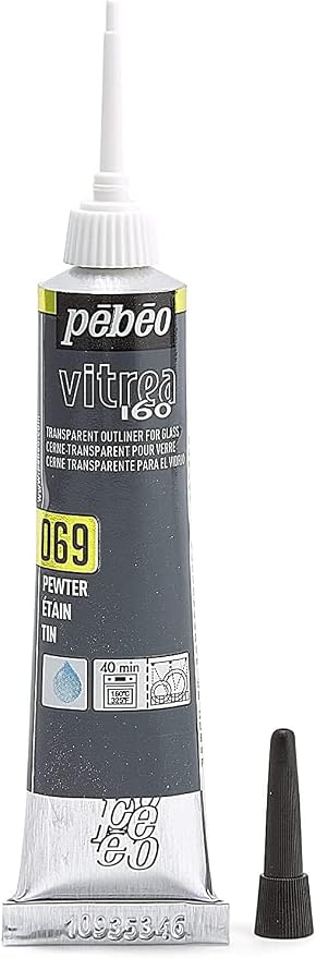 Pebeo Vitrea 160, Glass Paint Outliner, 20 ml Tube - Image 2