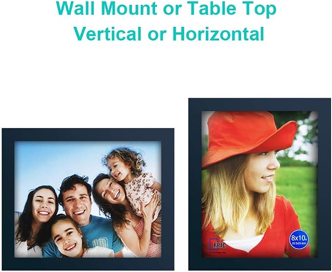 RPJC 8x10 inch Picture Frame Made of Solid Wood High Definition Glass - Image 5