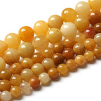 8mm 45pcs Natural Yellow Aventurine Jade Beads Round Loose Beads Energy Crystal - Image 2