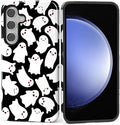 Case for Samsung Galaxy S26 Plus Case, Halloween Ghosts Bats Design- Hybrid by Kapadiy