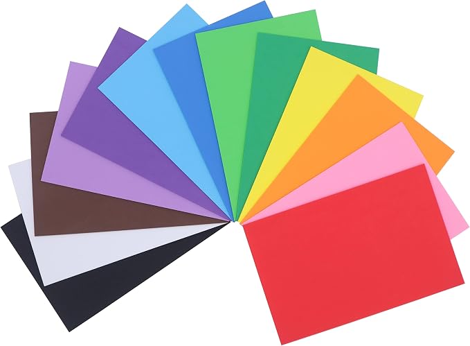 OISAKLD 104 Pack EVA Color Foam 5.5x8.5 inch EVA Craft Foam 2mm EVA Foam Sheets - Image 3