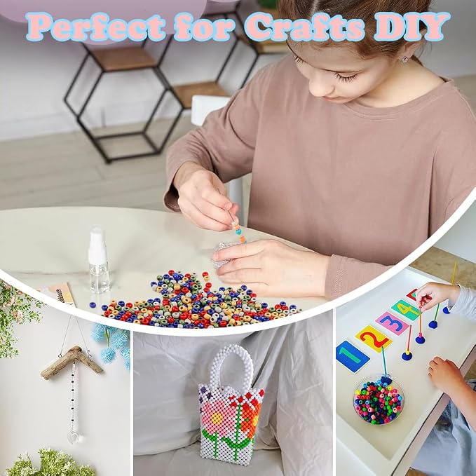 QPIXVB 1100PCS Pony Beads, Beads - Image 4