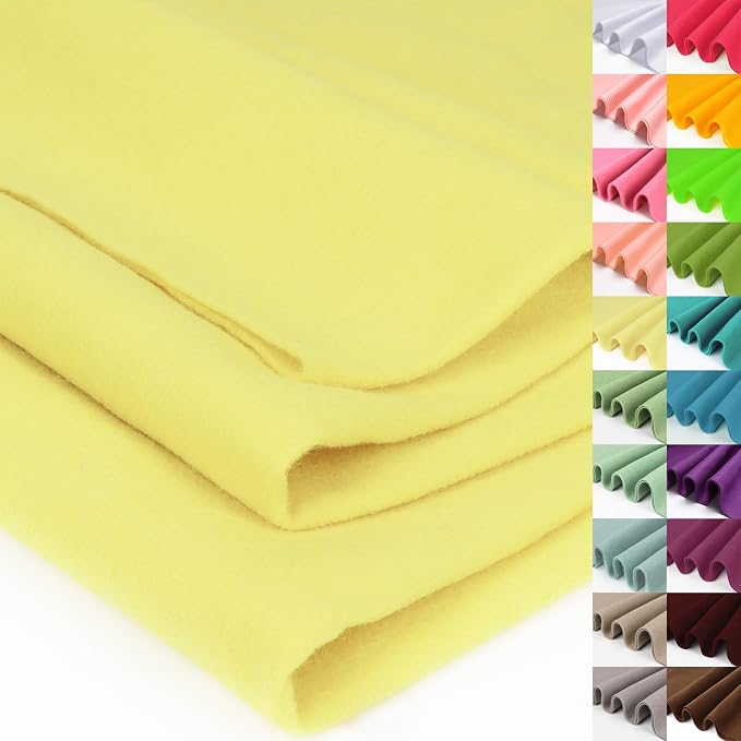 XSEINO Soft Felt Fabric, Large Single Piece, 36x108 Inch, 1.4mm Thick Pale by XSEINOiscreating%EF%BC%81