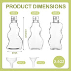 Mumufy 60 Pcs Plastic Sand Art Bottles - Image 2