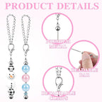 30 PCS Beadable Keychain Bars Bulk, Metal Blank Keychain Bars - Image 4